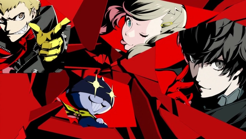 An image showing characters of persona 5 game
